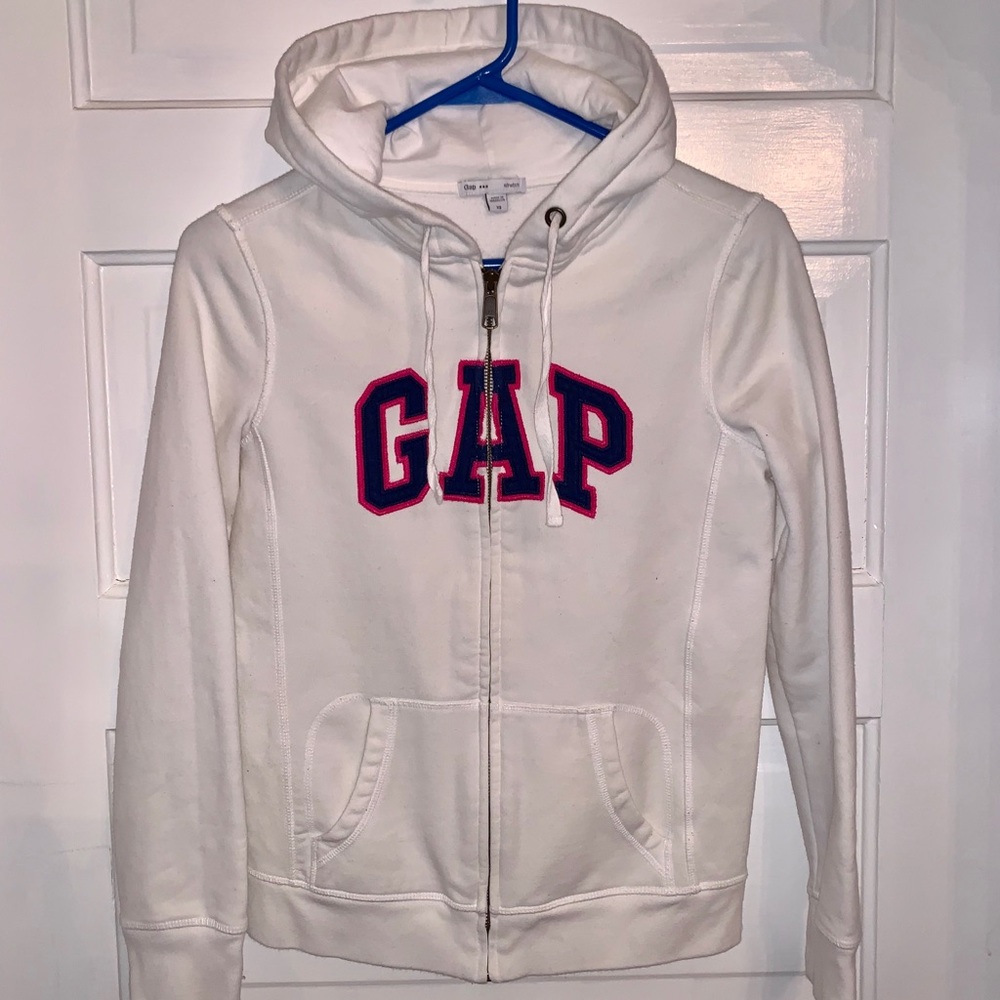 Women’s White GAP Hoodie Size XS